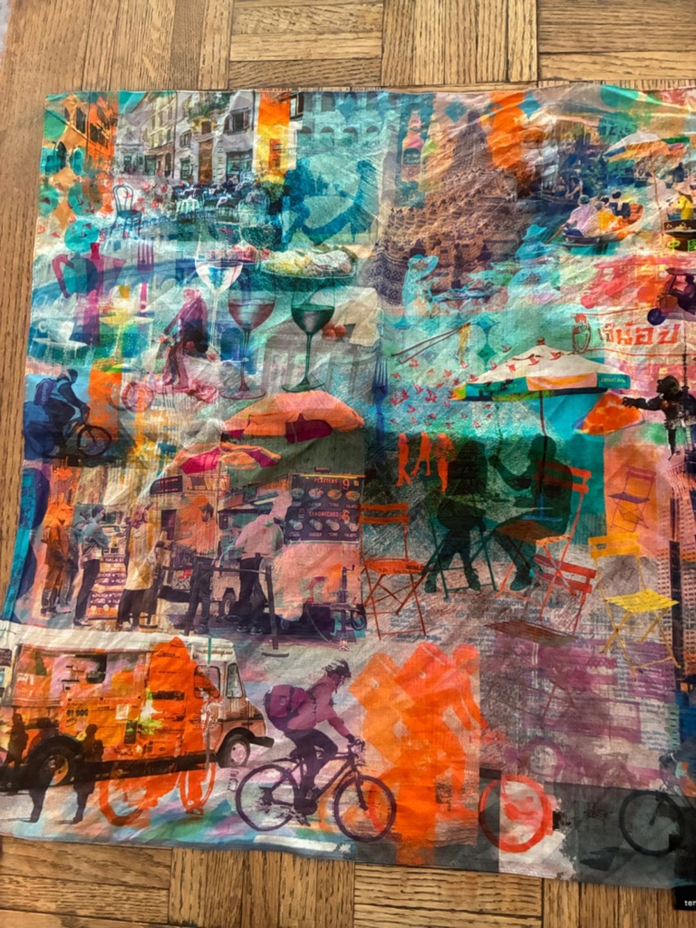NYC Street Food Scarf